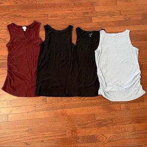 Maternity Tank tops lot of 4 Size Medium Gap Isabel